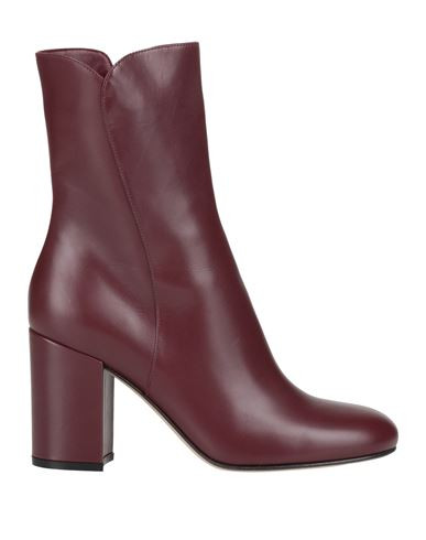 Gianvito Rossi Woman Ankle boots Burgundy Size 7.5 Leather | YOOX (US)
