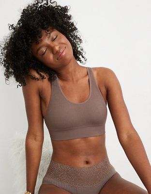 Aerie Seamless Padded Racerback Bralette | American Eagle Outfitters (US & CA)