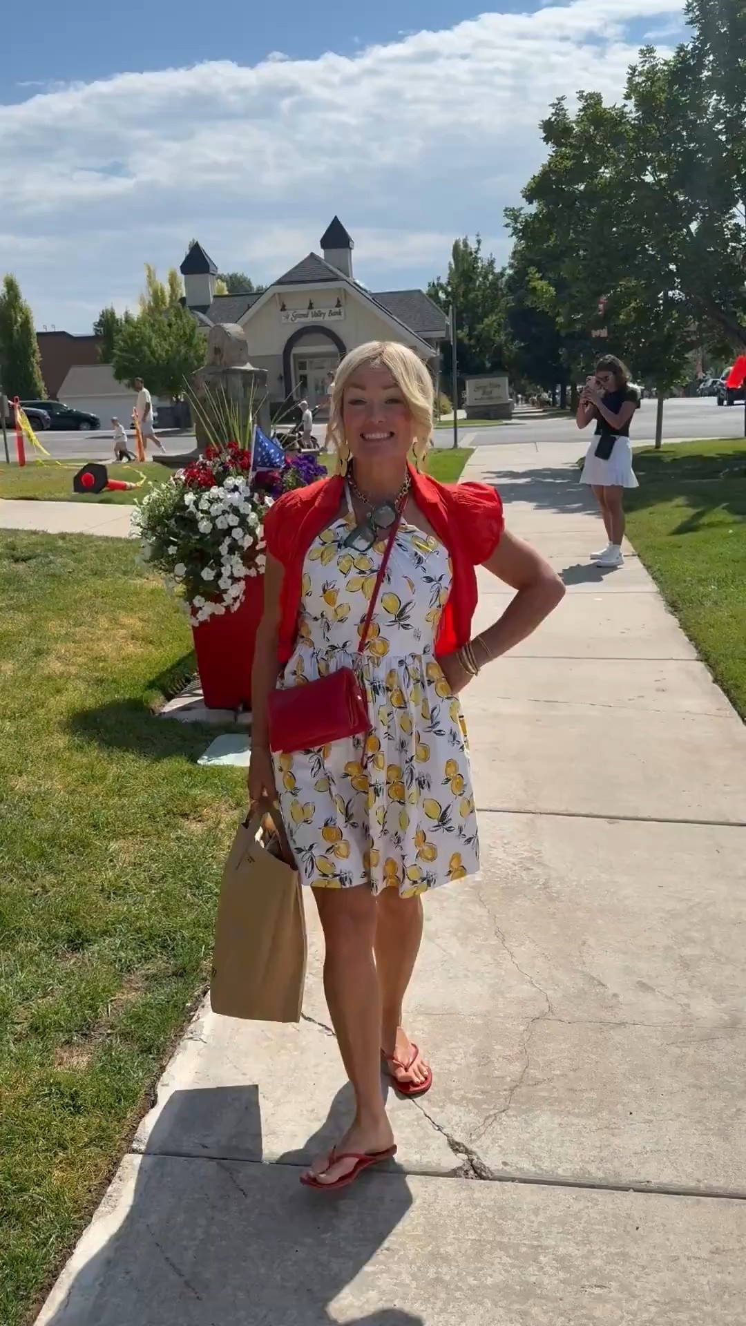 This sunny little mini dress from Walmart had me at hello. It’s cheerful, light, and just the right amount of playful. I added my favorite yellow Noonday earrings (because why not go full lemon theme?), and brought in my signature pop of red with flip flops and that Amazon crossbody I can’t stop carrying.

This outfit is joy on a hanger—and wearing it feels like saying yes to summer. 🌞 

walmart lemon dress, lemon print mini dress, yellow summer dress walmart, red crossbody bag amazon, red flip flops outfit, yellow noonday earrings, cheerful summer outfit, lemon dress outfit idea, affordable summer fashion, southern summer look, bold accessories outfit, walmart fashion find, sunny day outfit, casual summer style, playful feminine outfit, LTK summer dress look, summer weekend outfit 

 

#LTKSeasonal #LTKOver40 #LTKFindsUnder50