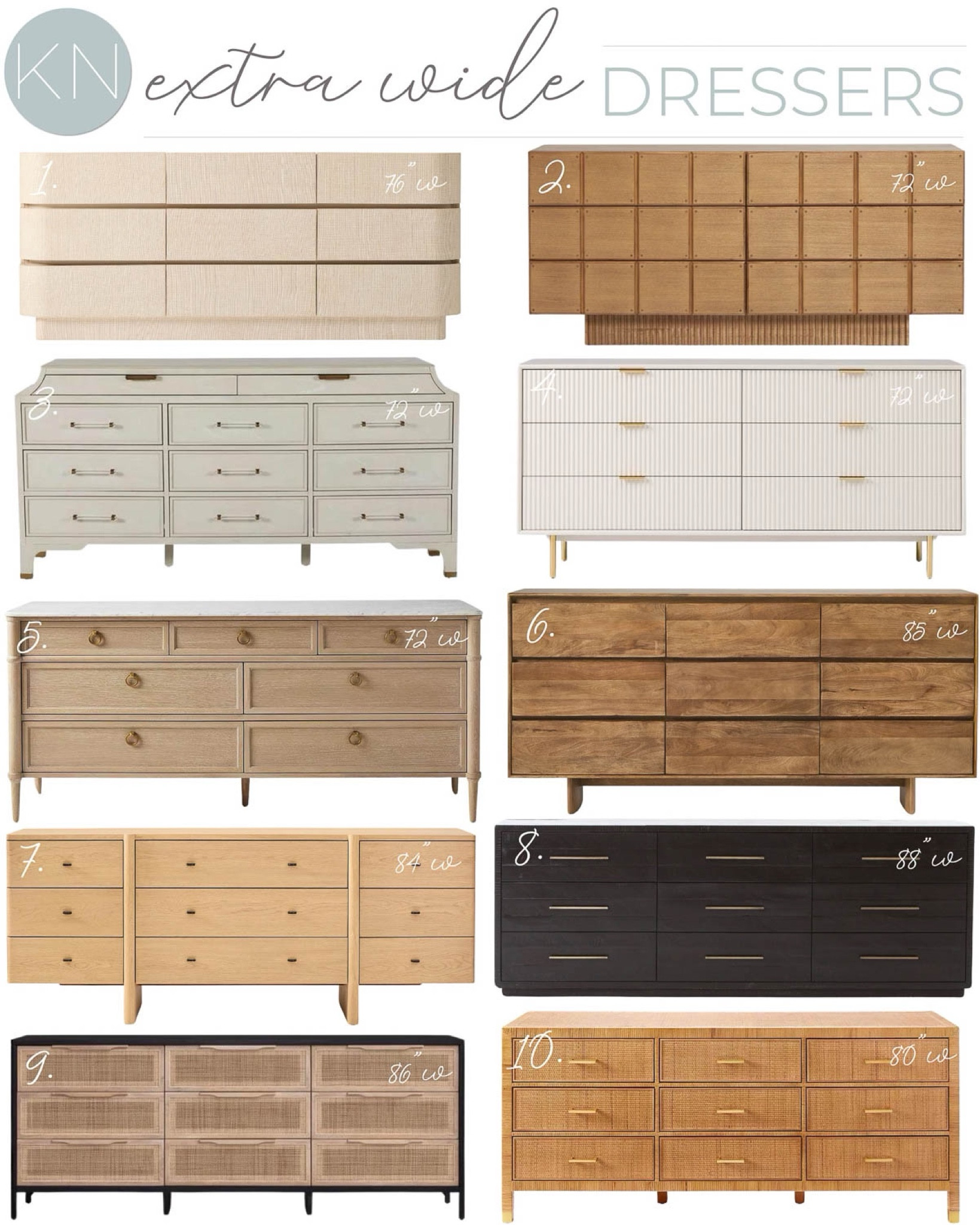 When you’re sharing a bedroom dresser, any one of these extra wide dressers provide ample drawer storage space. As a bonus, the extra wide dresser top provides a wonderful surface for your bedroom items. home decor bedroom decor home storage bedroom storage nine drawer dresser eight drawer dresser black dresser modern dresser

#LTKHome #LTKSaleAlert #LTKStyleTip