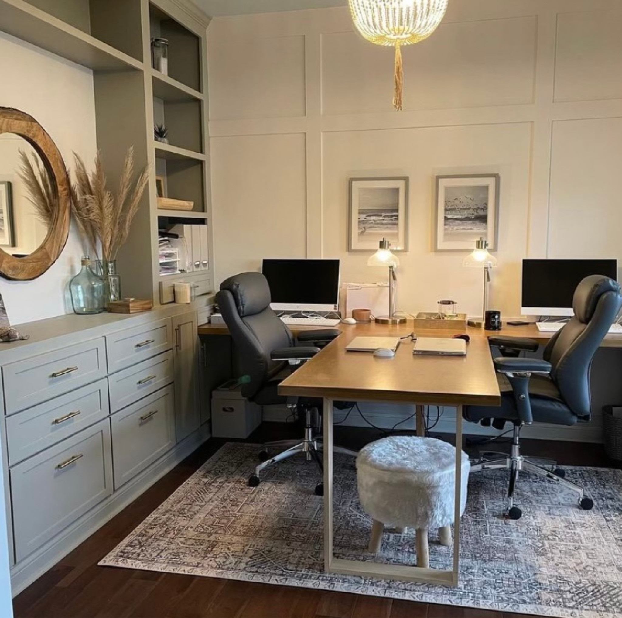 Coastal, blue office. So perfect! 

#LTKhome