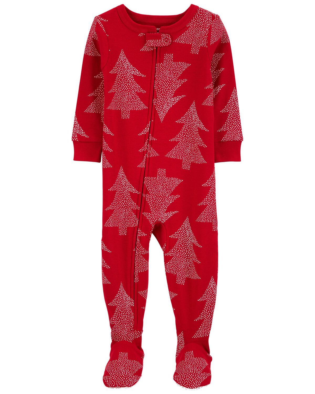 Red Baby 1-Piece Christmas 100% Snug Fit Cotton Footie Pajamas | carters.com | Carter's