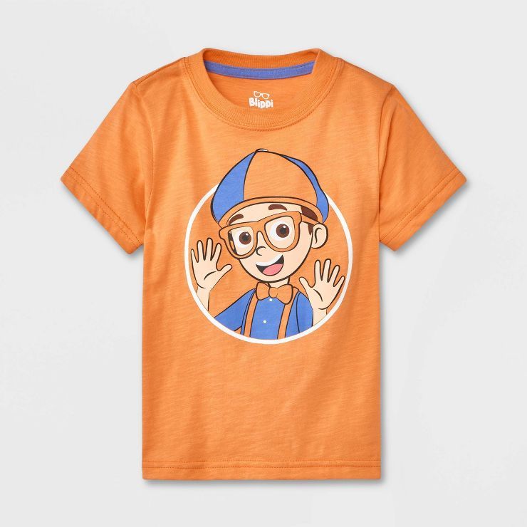 Toddler Boys' Blippi Solid T-Shirt - Blue | Target