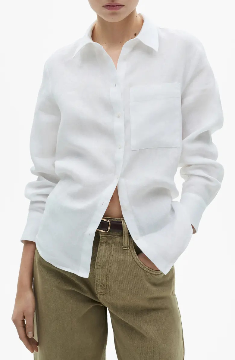 Linen Button-Up Shirt | Nordstrom