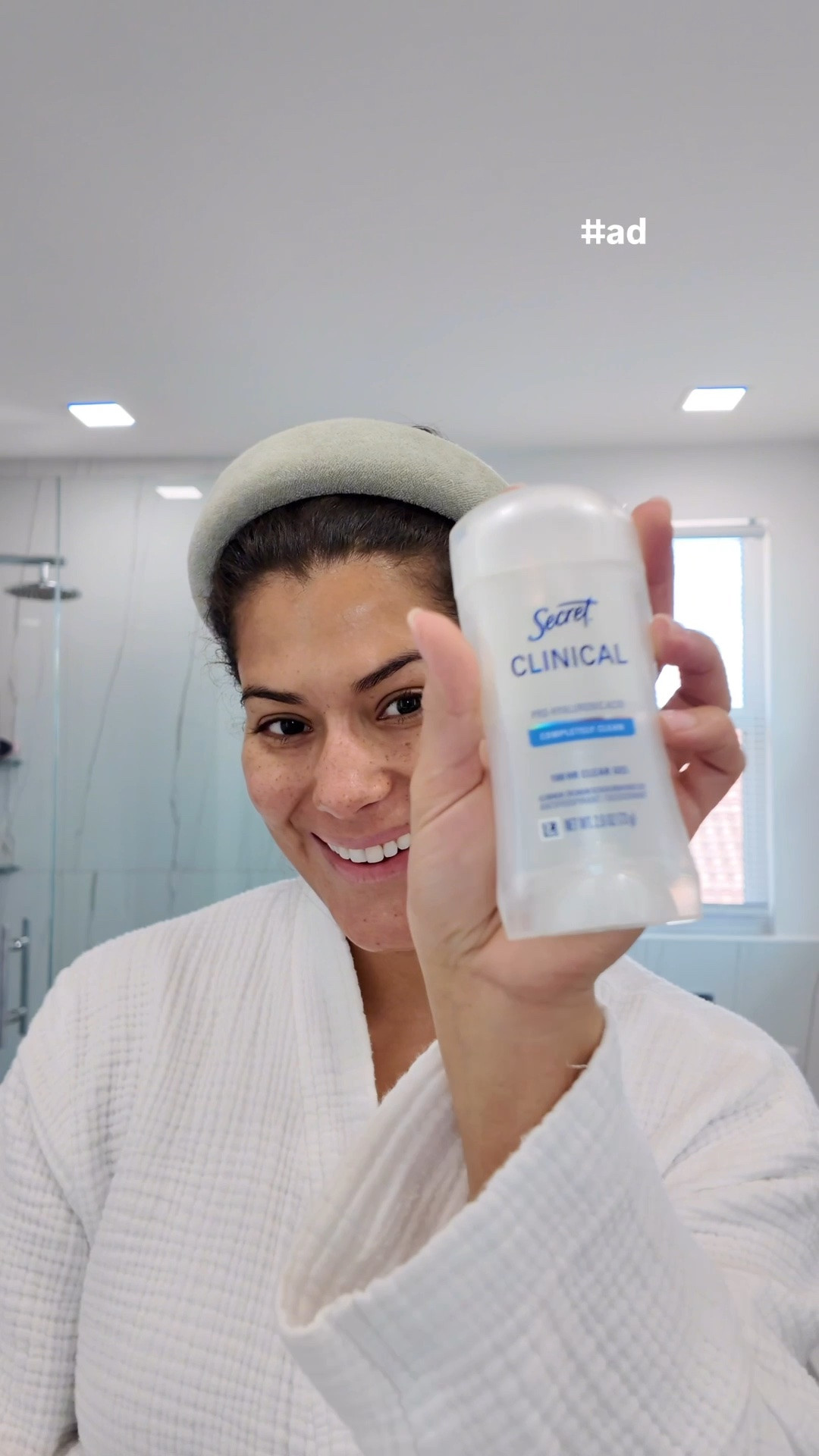 #SecretDeoPartner Miami summers ☀️don't mess around. Q Between the heat, filming content, and running from one place to the next, stress is part of my everyday life. That's why I start my mornings with Secret Clinical. It fights 3 types of sweat: stress, heat, and activity, so I can stay focused on my day instead of worrying about staying fresh.

@SecretDeodorant #MiamiLife
•••
#GRWM

#LTKgrwm #LTKmomlife #LTKselfcare