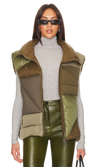 Double B Gilet in Green | Revolve Clothing (Global)