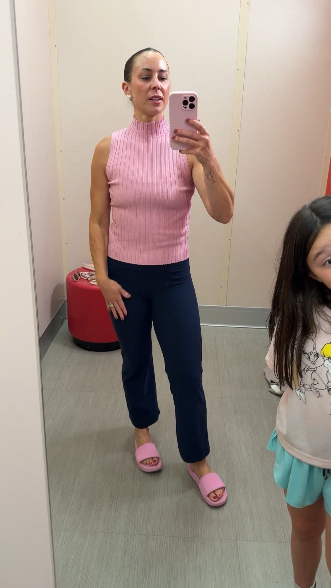 I should have worn a bra instead of just a workout tank under but I’m loving this sleeves mock from Target. 

The pink is the perfect summer cool toned! 

#LTKWorkwear #LTKSaleAlert #LTKSeasonal