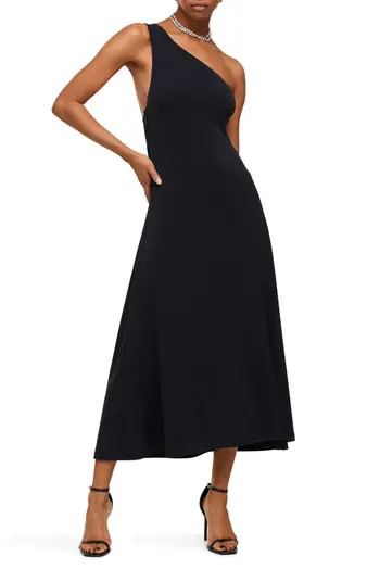 MANGO One-Shoulder Strappy Back Dress | Nordstrom | Nordstrom