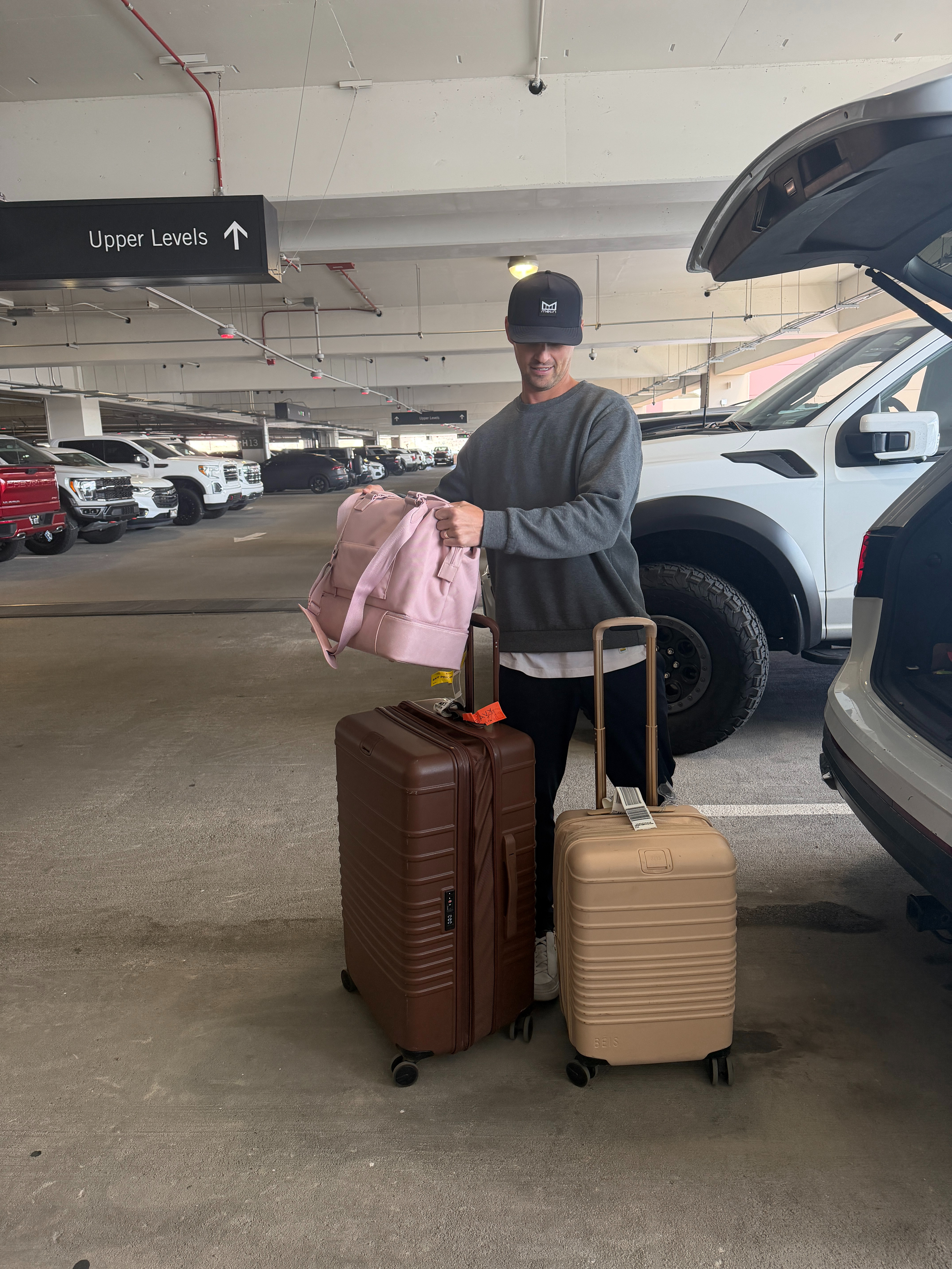 Travel days are just better with luggage you love 🤎 I’m so obsessed with my BÉIS set — it’s functional, chic, and makes packing feel way more put together. The neutral tones are so good, and this combo has officially become my go-to for every trip.

beis luggage
travel essentials
airport style
weekender bag
carry on luggage
neutral luggage
packing favorites 

 #LTKmomlife #LTKTravel
