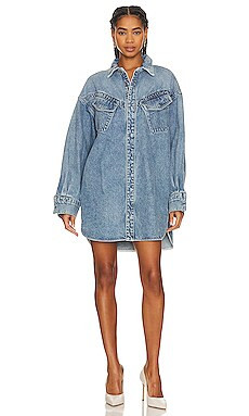 x Lindsi Lane Kimora Oversized Shirt Dress
                    
                    GRLFRND | Revolve Clothing (Global)