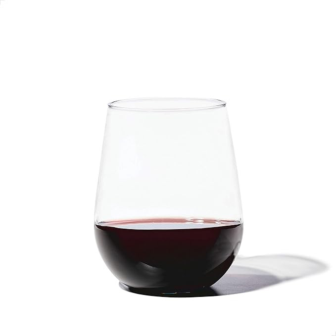 TOSSWARE RESERVE 16oz Stemless Wine SET OF 4, Tritan Dishwasher Safe & Heat Resistant Unbreakable... | Amazon (US)