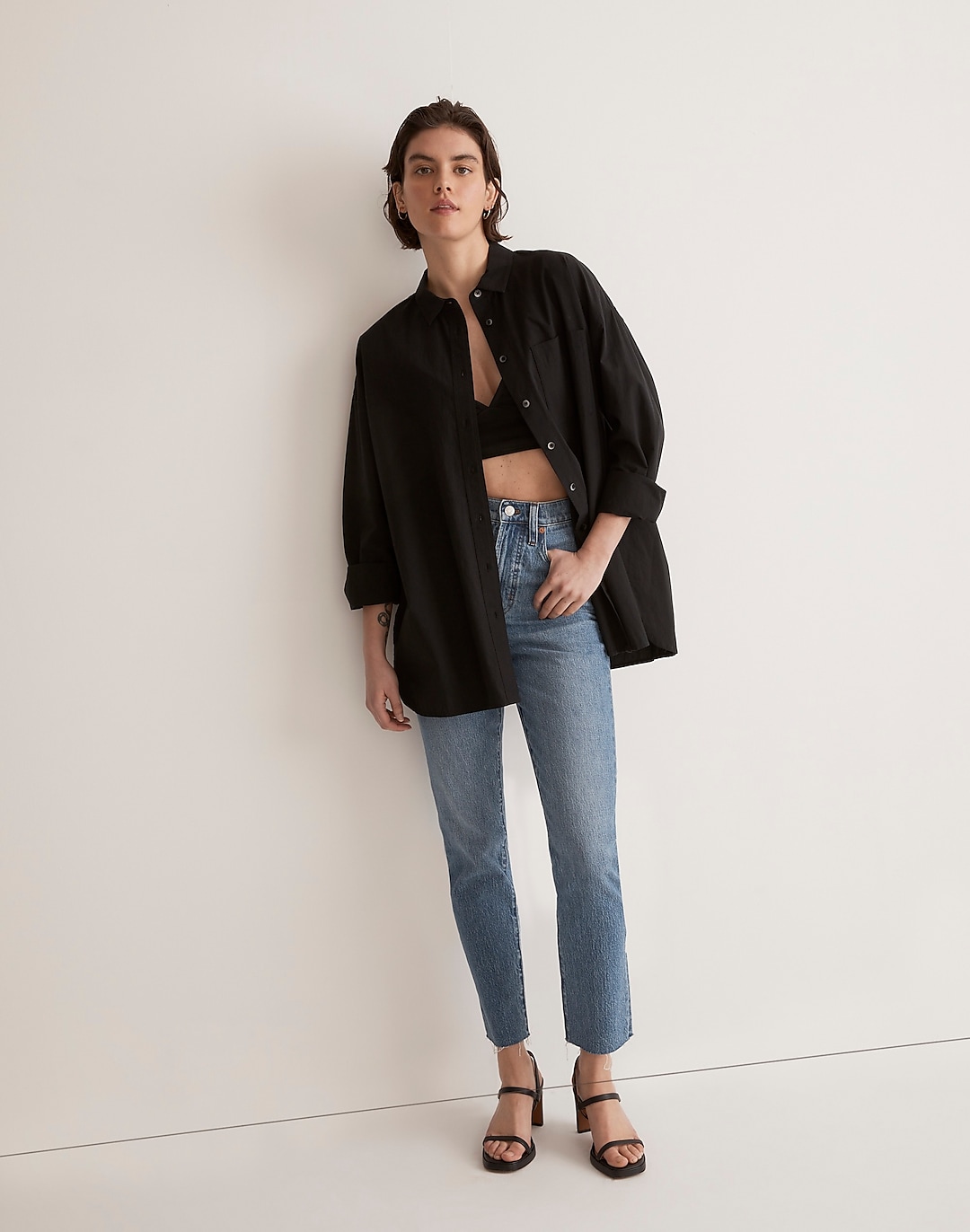 The Perfect Vintage Jean in Earlside Wash: Raw-Hem Edition | Madewell