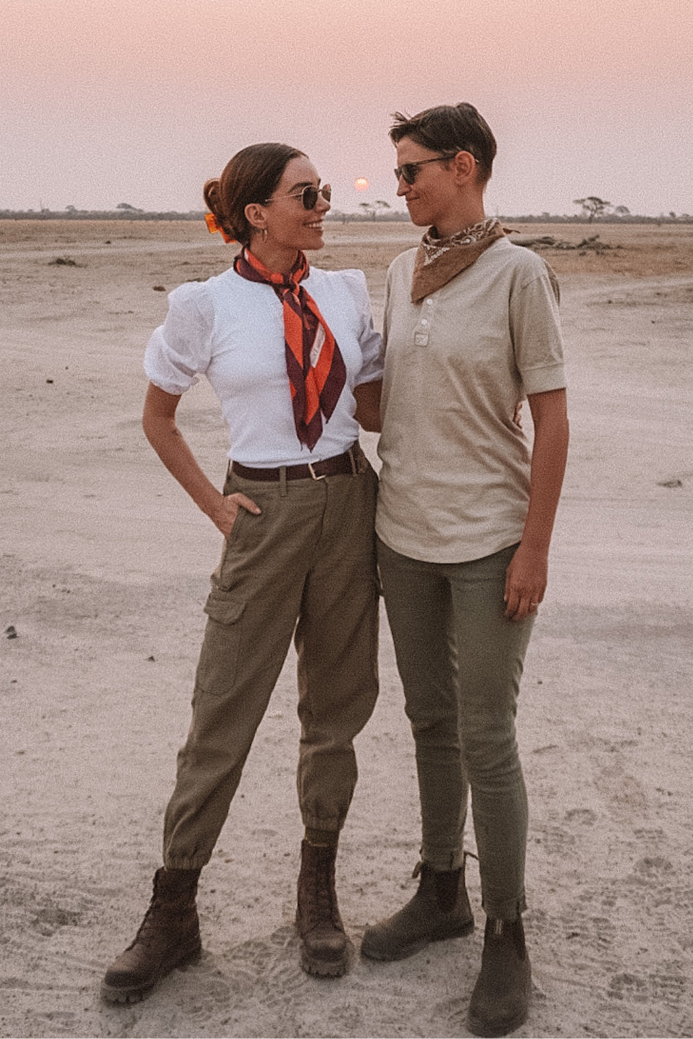 Safari chic made possible with Madewell cropped utility pants, J.Crew  puff sleeve tee, Sam Edelman combat boots, Gucci belt & Dior silk scarf 🤌🏼
Pants are discontinued, so other options are linked.
Scarf is vintage Christian Dior & belt is vintage Gucci, so I found some replacement options for ya ✔️

#LTKstyletip #LTKHoliday #LTKtravel