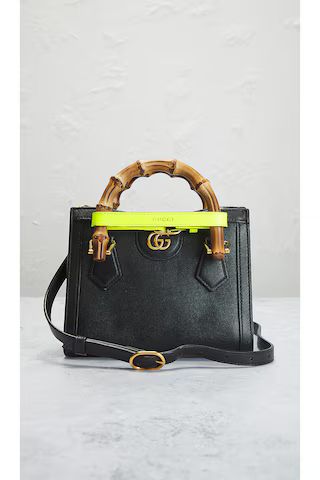 FWRD Renew Gucci Bamboo Diana 2 Way Handbag in Black from Revolve.com | Revolve Clothing (Global)