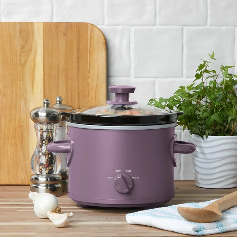 Mainstays Enchanting Purple 2 Qt Manual Slow Cooker | Walmart (US)