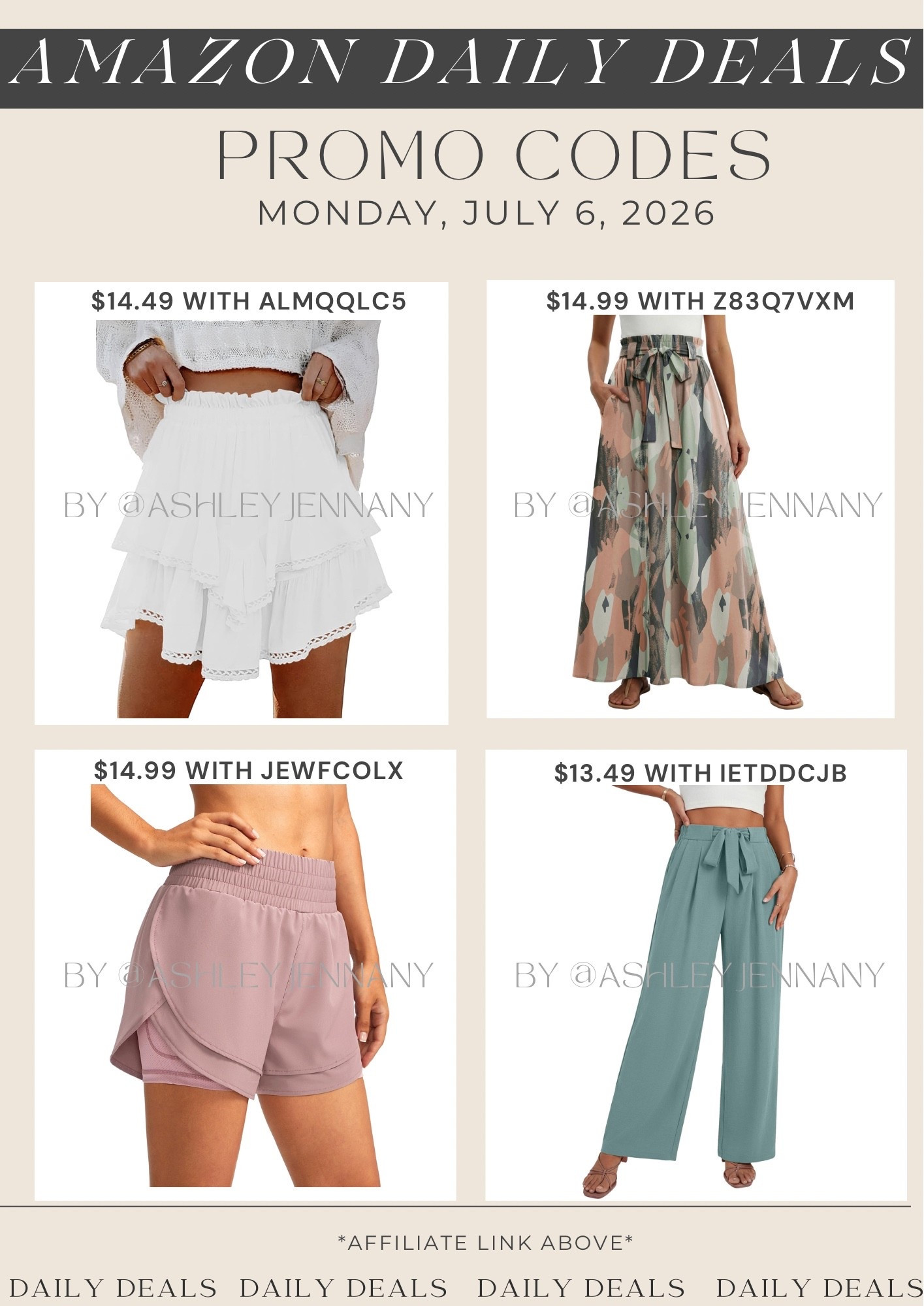 Amazon deals

#LTKSaleAlert #LTKMidsize #LTKootd