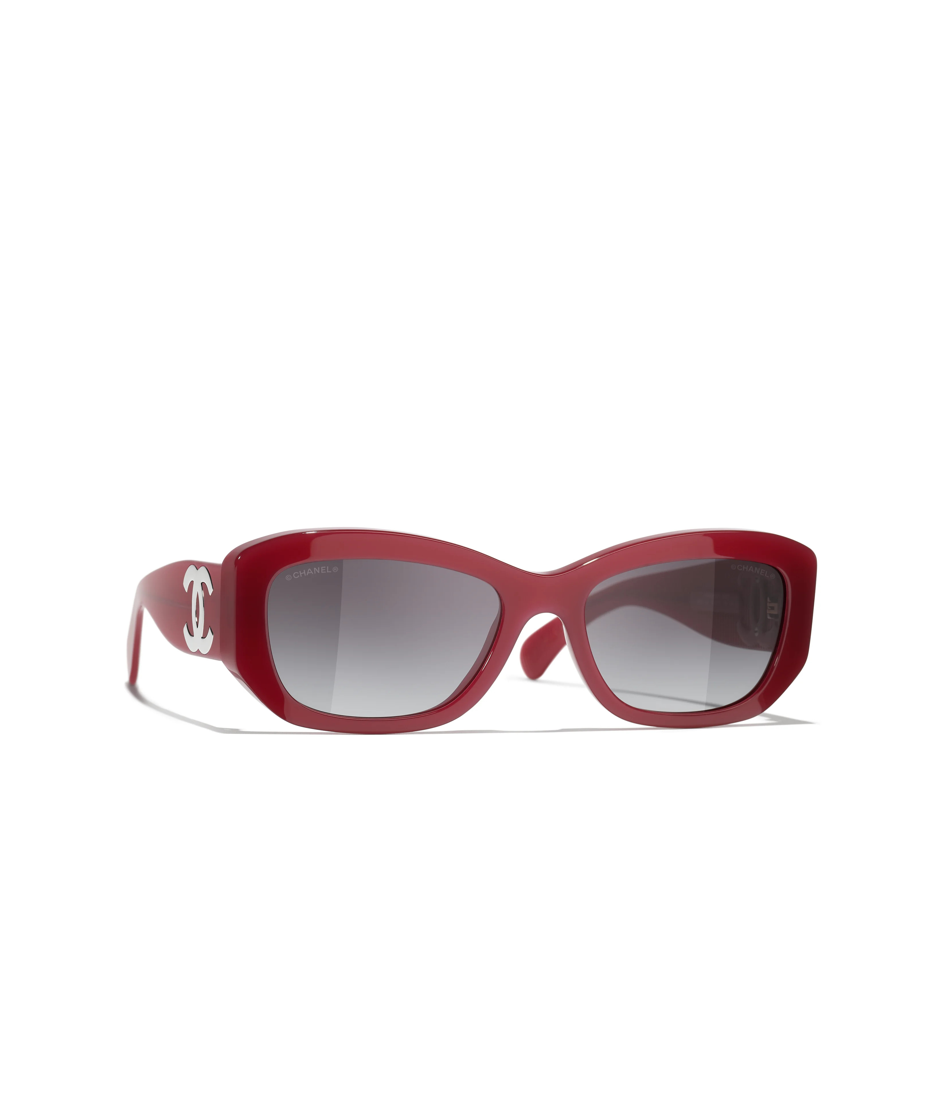 CHANEL Sunglasses: Rectangle Sunglasses, acetate &mdash; Fashion | CHANEL | CHANEL | Chanel, Inc. (US)