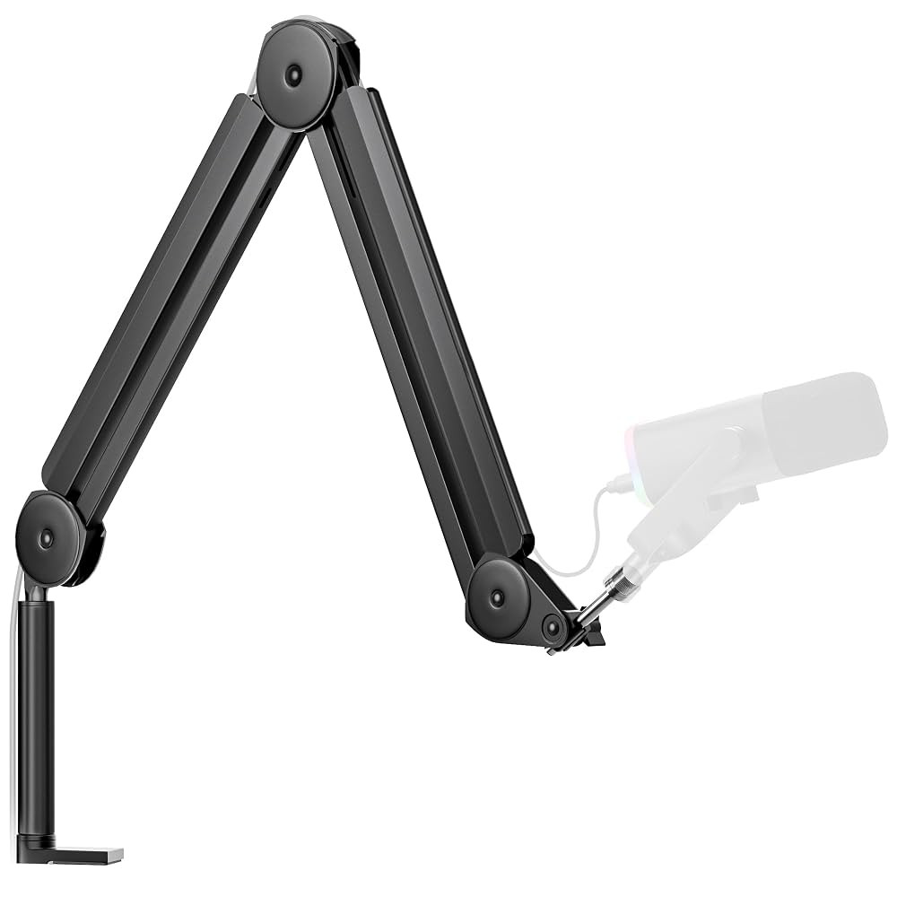 InnoGear Mic Boom Arm Microphone Stand Cable Management for Blue Yeti FIFINE AM8 K669B HyperX Qua... | Amazon (US)