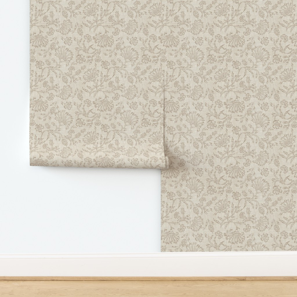Wallpaper in KALAMI LINEN SIMPLE | Spoonflower