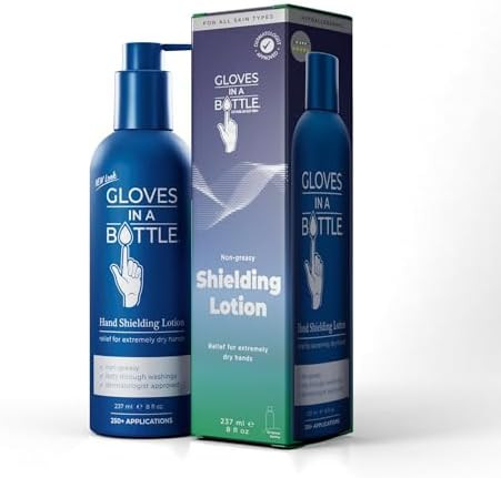 Gloves In A Bottle Shielding Lotion – Protective Lotion for Dry, Cracked & Sensitive Skin |Non-... | Amazon (US)
