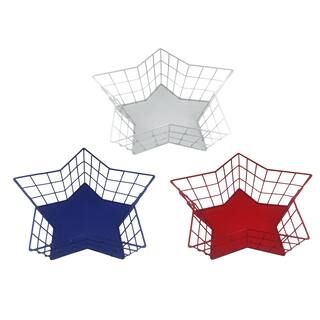 Assorted 9.8" Patriotic Star Wire Basket by Ashland® | Michaels | Michaels Stores