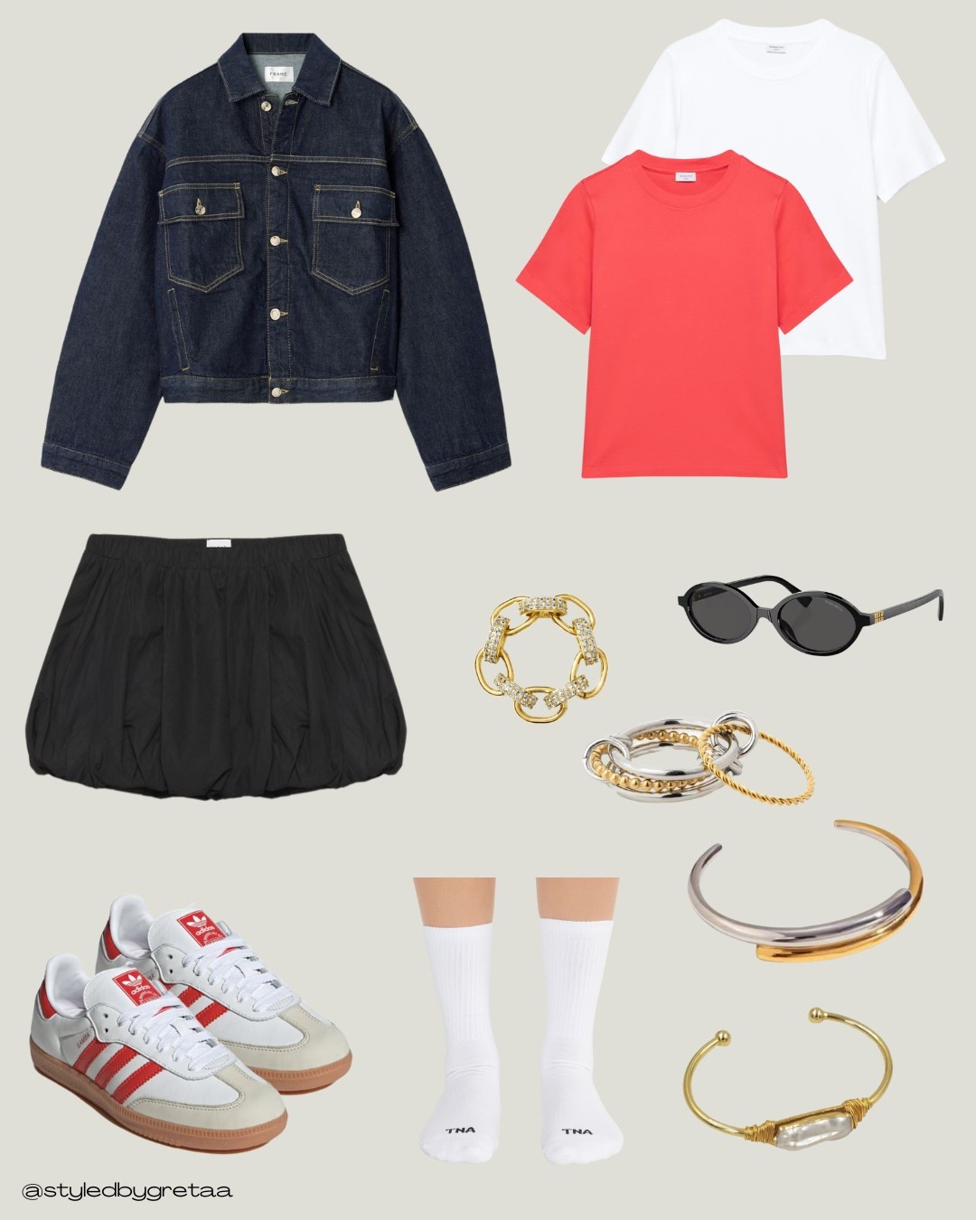 spring look with layering t’s and mini bubble skirts from Aritzia! 🤍❤️ 

#LTKSeasonal #LTKFindsUnder100 #LTKStyleTip