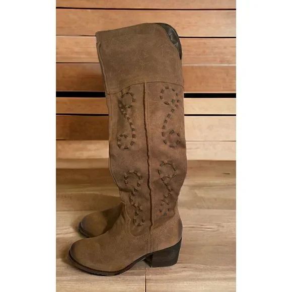 New Carlos By Carlos Santana Boots Womens 8 Noble Tall Knee High Brown Leather | Poshmark