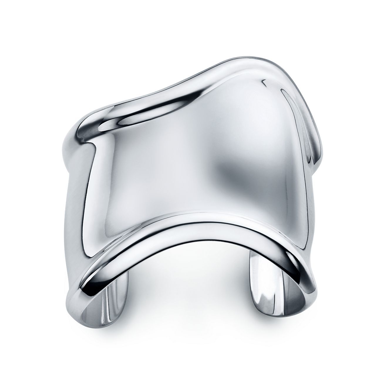 Elsa Peretti® medium Bone cuff in sterling silver, 61 mm wide. | Tiffany & Co. | Tiffany & Co. (UK)