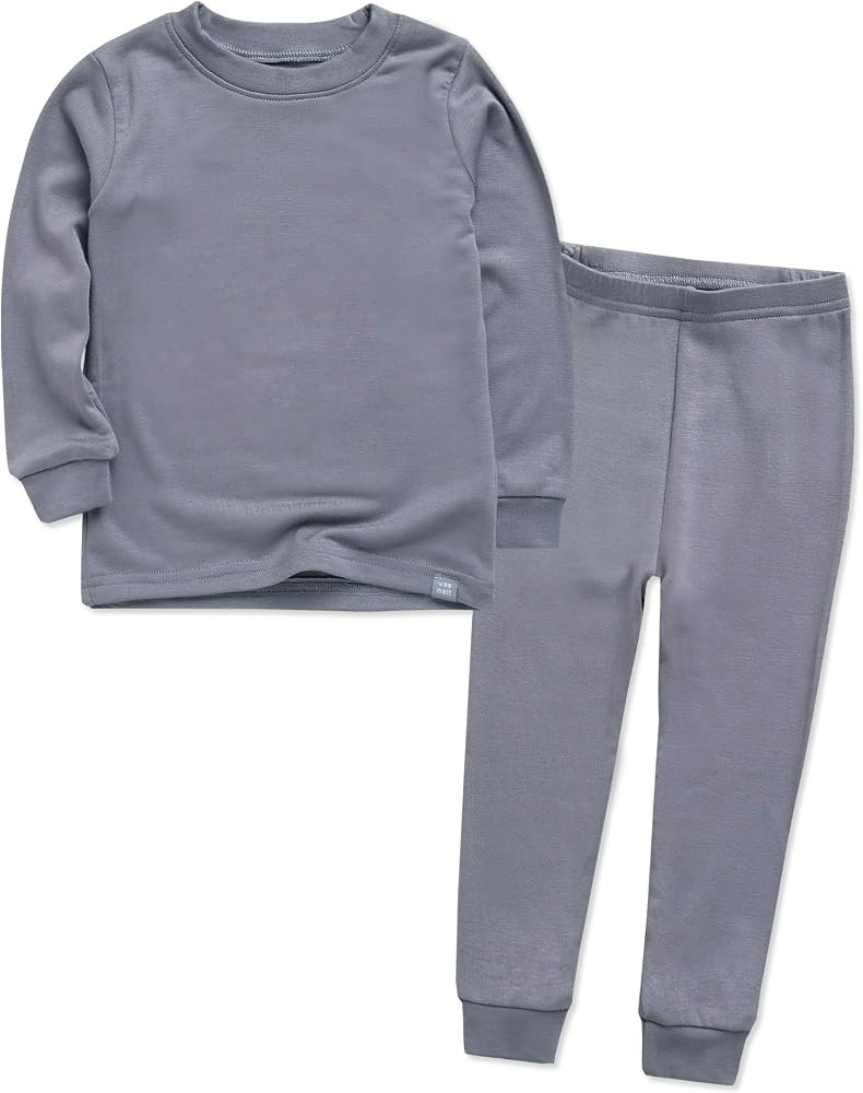 VAENAIT BABY 12M-12Y Toddler Kids Girls Boys Soft Comfy Modal Tencel Solid Raglan Sleepwear Pajam... | Amazon (US)