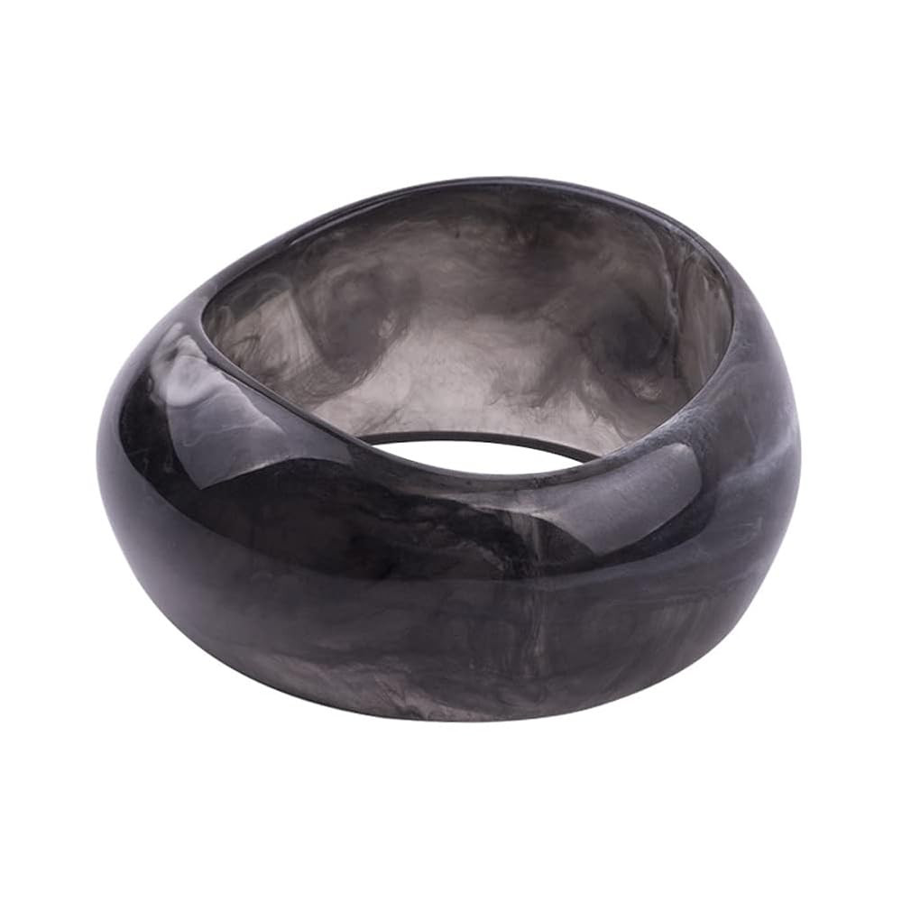 COLORFUL BLING Acrylic Cute Transparent Candy Geometric Tortoiseshell Chunky Cuff Bangle Mottled ... | Amazon (US)