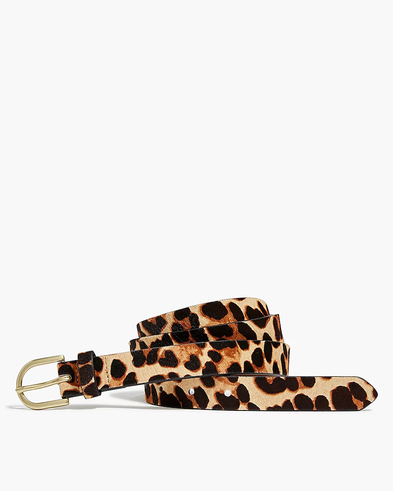 Calf hair belt | J.Crew Factory