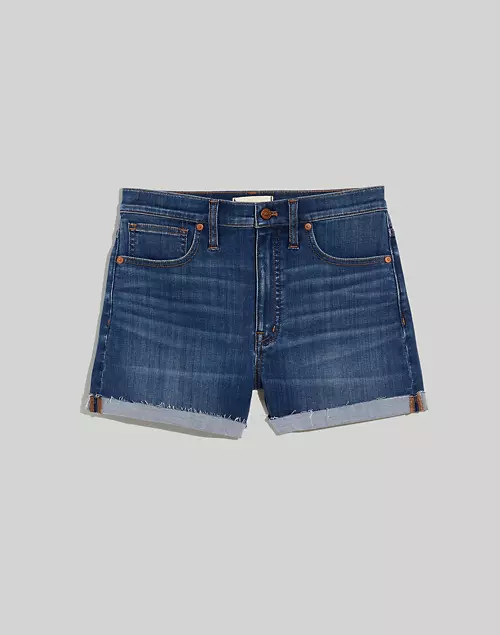 High-Rise Denim Shorts in Danny Wash: TENCEL™ Denim Edition | Madewell