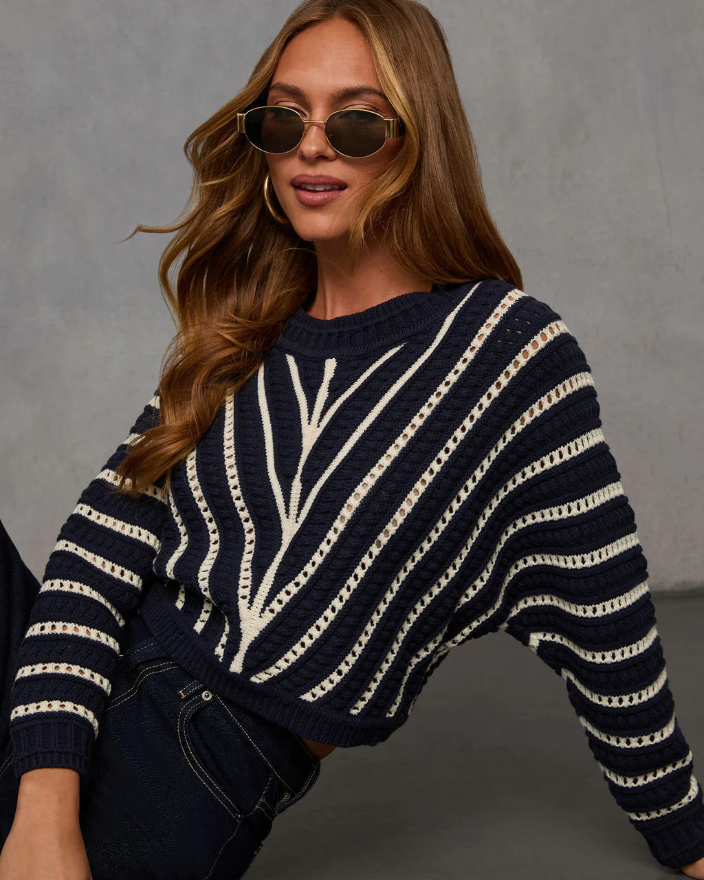 Baylin Striped Knit Sweater | VICI