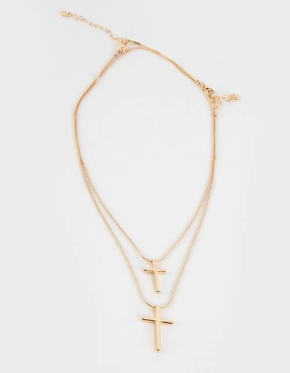 RSQ Layered Cross Chain Necklace | Tillys