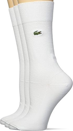 Lacoste Women's 3 Pack Ribbed Socks | Amazon (US)