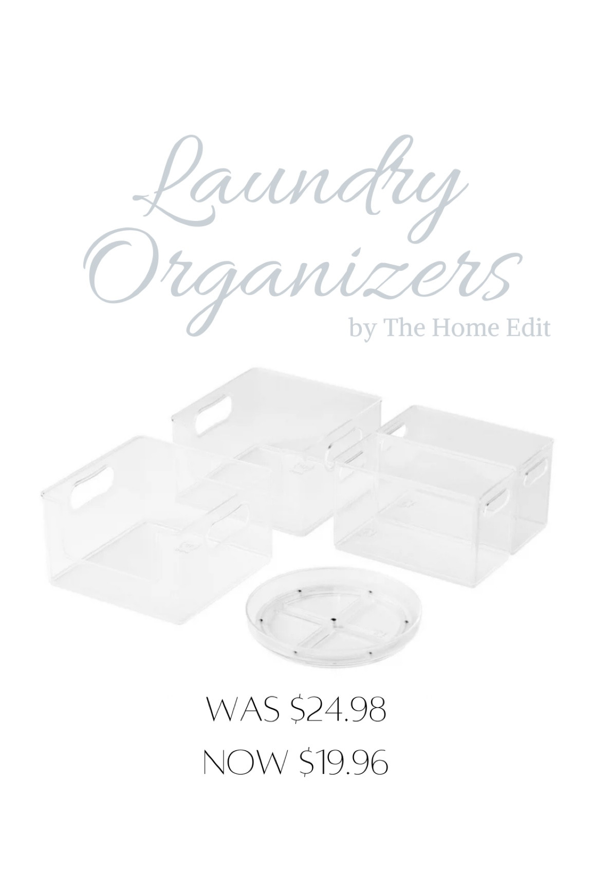 The Home Edit Laundry Edit 
Laundry organizers, clear containers 


#LTKsalealert #LTKhome