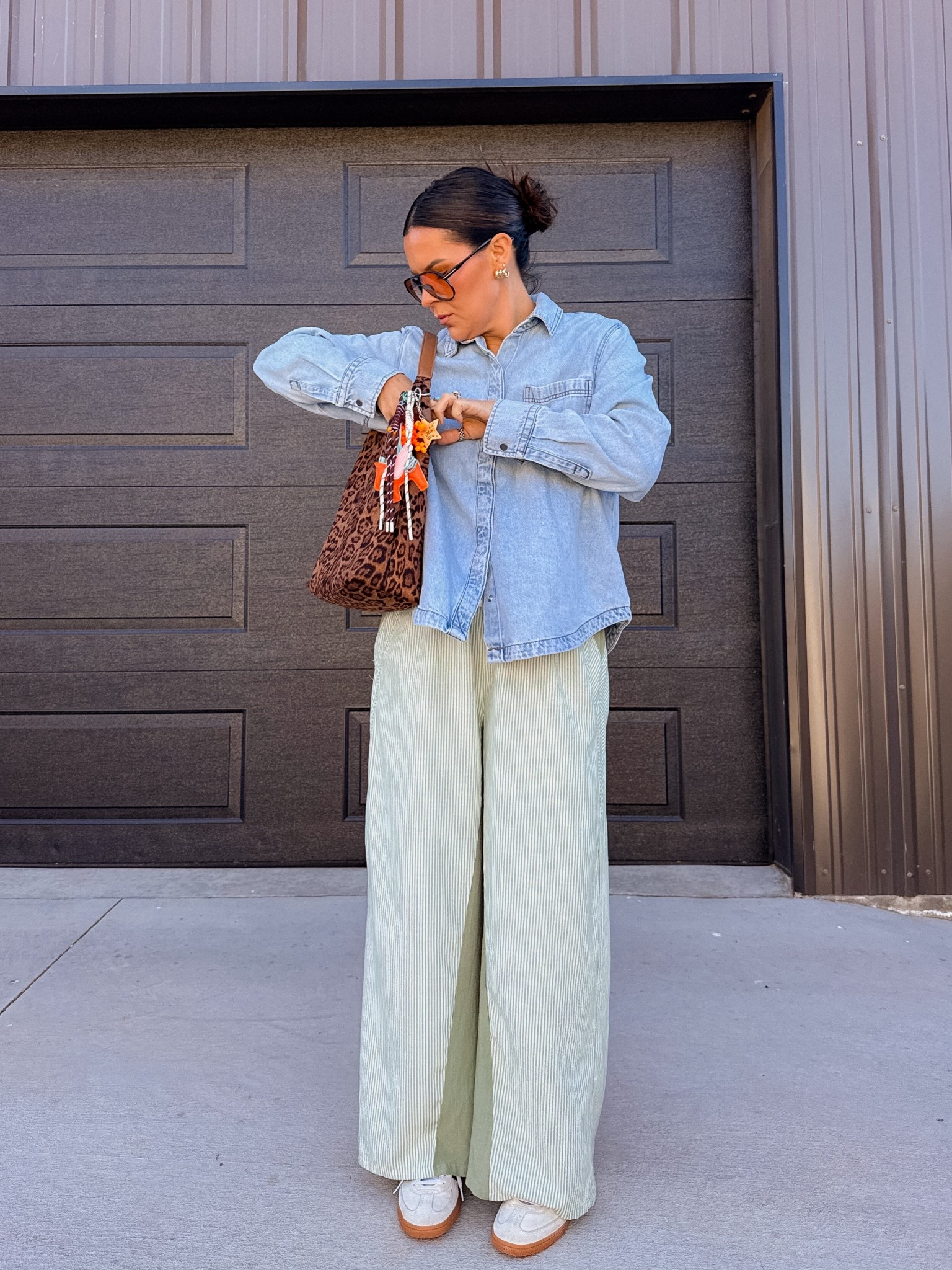 Another outfit formula:
Fun pants + denim top: 10/10 every time!
Denim top: XL
Pants: XL
adidas run true to size 


#LTKootd #LTKMidsize #LTKgrwm