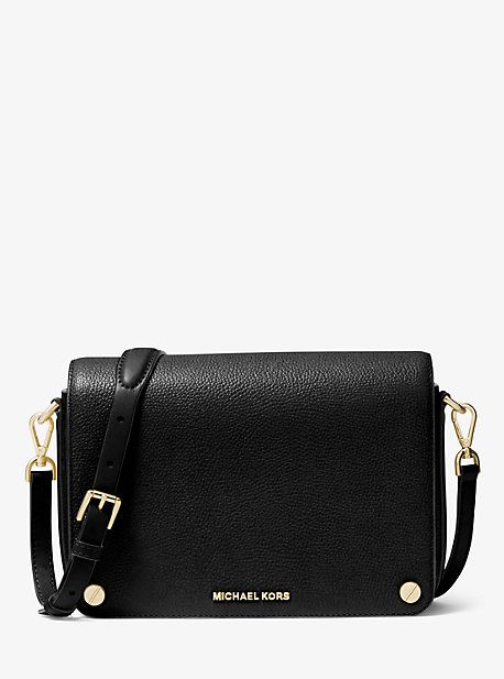 Jet Set Large Pebbled Leather Crossbody Bag | Michael Kors US