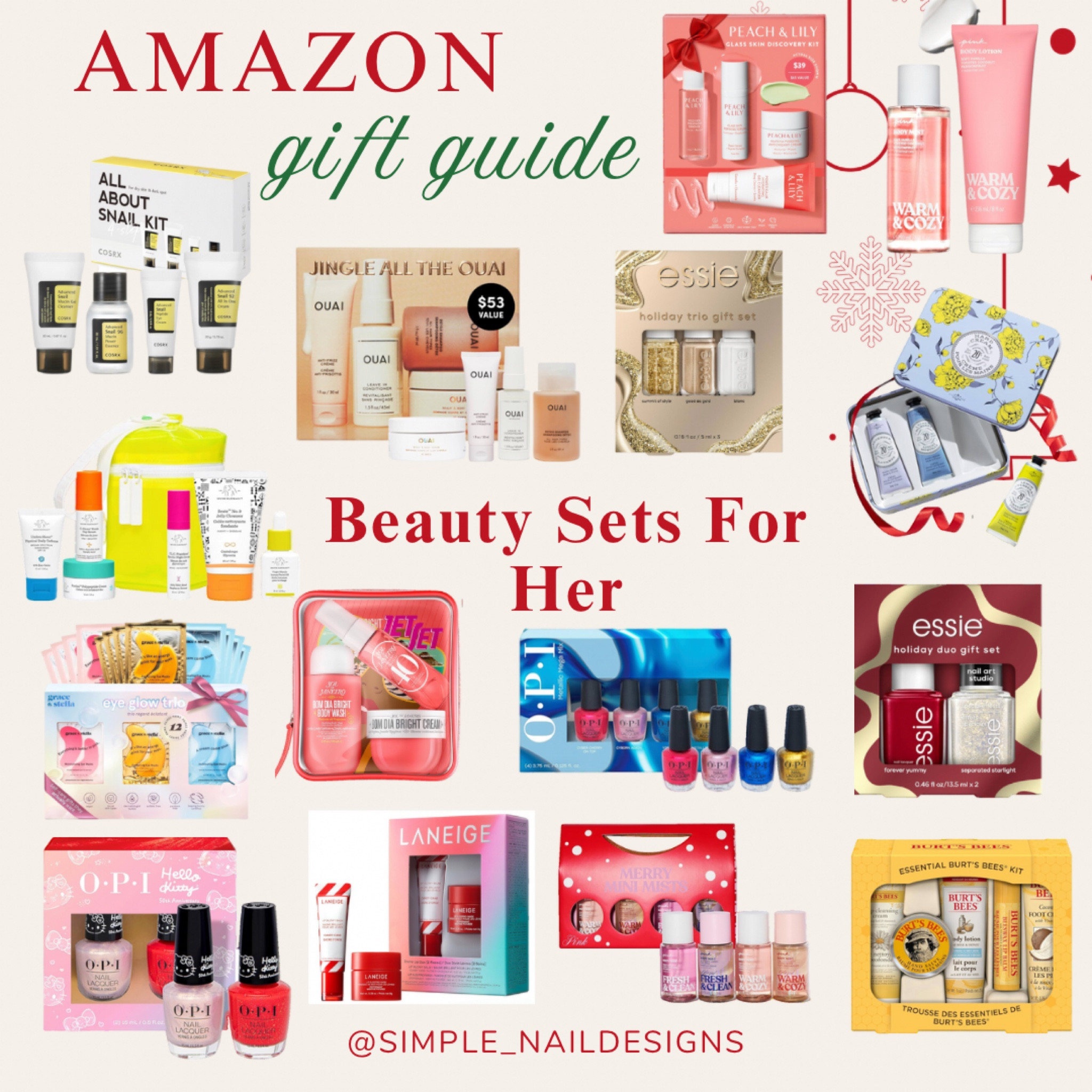 Beauty Gift Sets For Her | Amazon Finds 

*Heart this post and be notified of price drops | then shop from your Favorites*

#giftguideforher #giftsforher #giftsforwomen #giftssets #womengifts #momgifts #christmasgifts #holidaygifts 
#giftideas #gifts #amazon #amazonfinds #giftguide 

#LTKHoliday #LTKBeauty #LTKGiftGuide