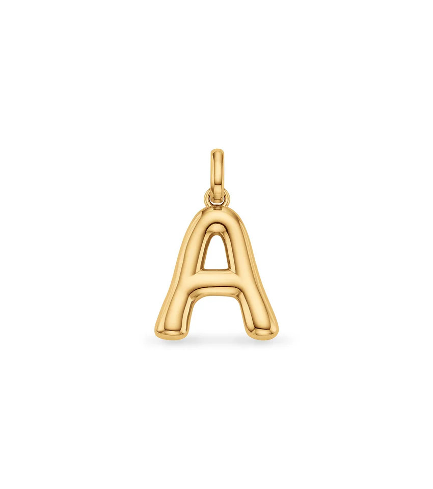 Molten Initial Pendant (Gold) | Abbott Lyon