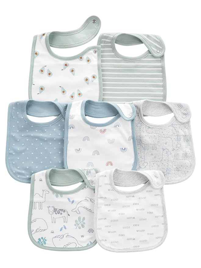 Simple Joys by Carter's Baby 7-Pack Teething Bibs | Amazon (US)