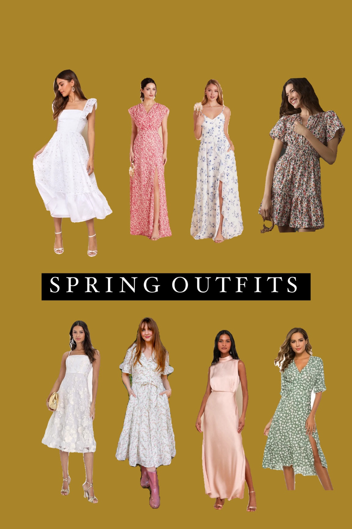 spring dresses! great for easter, a party, bridal shower, or just a day with the girls!

#LTKSeasonal #LTKwedding #LTKmidsize