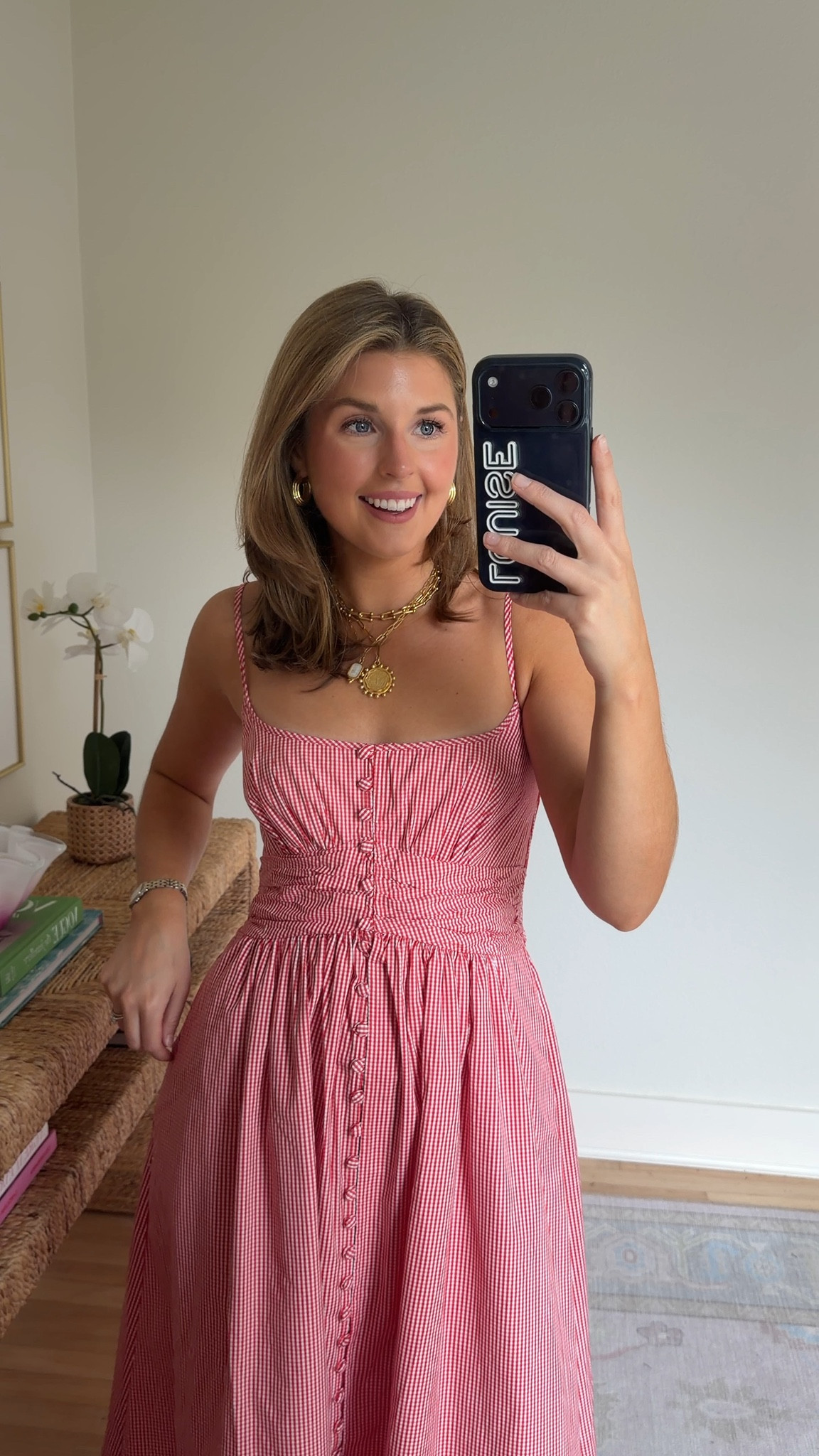 Summer outfit idea! Wearing a S. Code LOUISE20 valid through 5/9/26