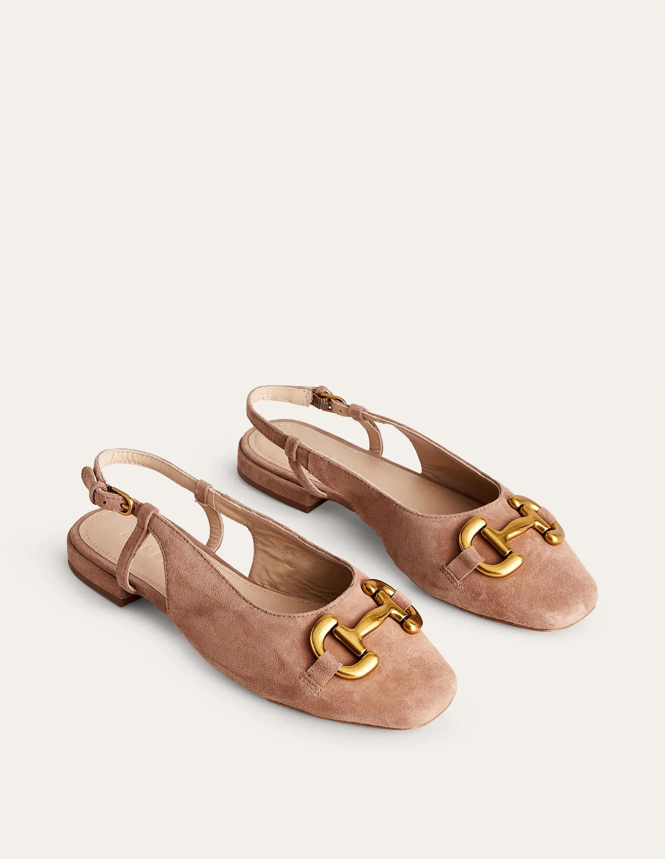 Iris Snaffle Slingback Flats | Boden (US)
