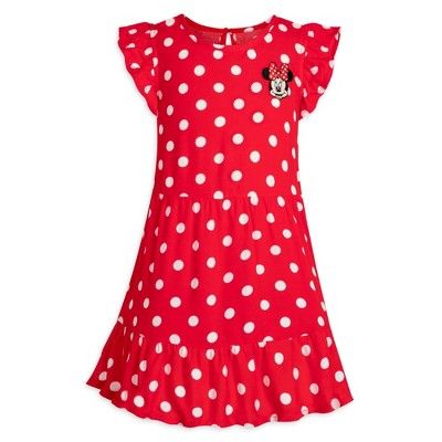Girls' Minnie Mouse Polka Dot Dress - Disney Store | Target