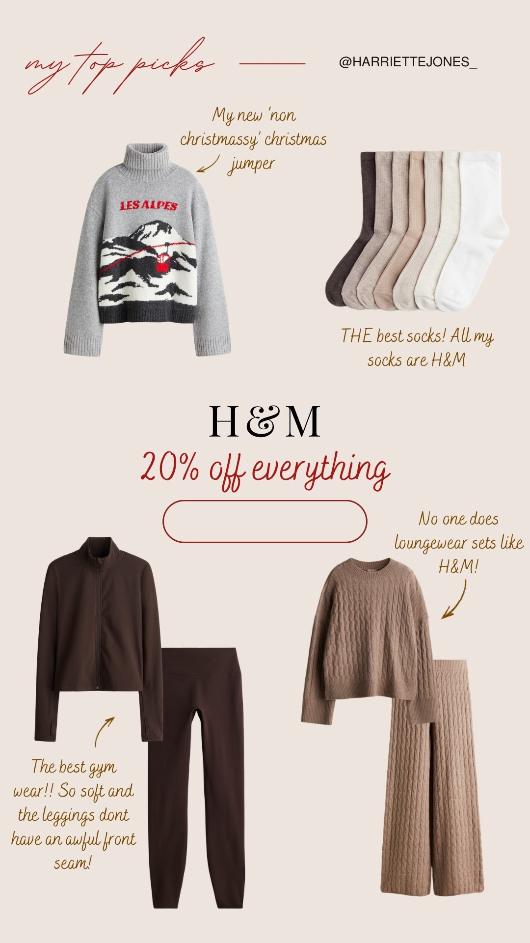 H&M 20% everything!! 

#handm #hm 

#LTKCyberWeek