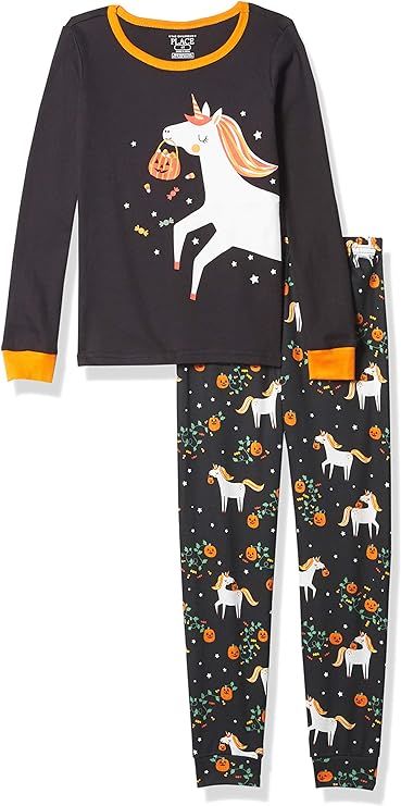 The Children's Place Baby Girls' Halloween Pajama Set | Amazon (US)
