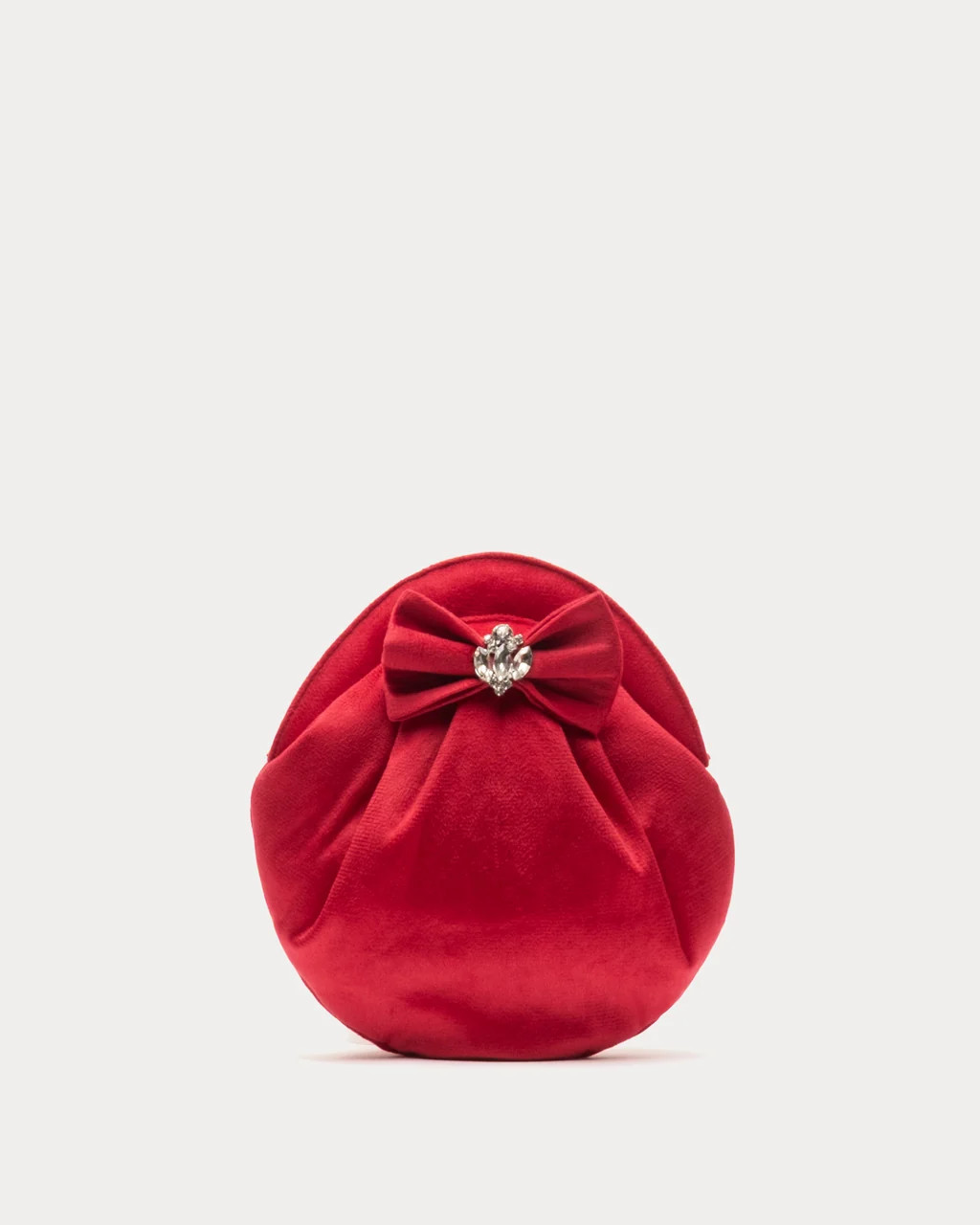 Pearl Velvet Bag - Red | Frances Valentine