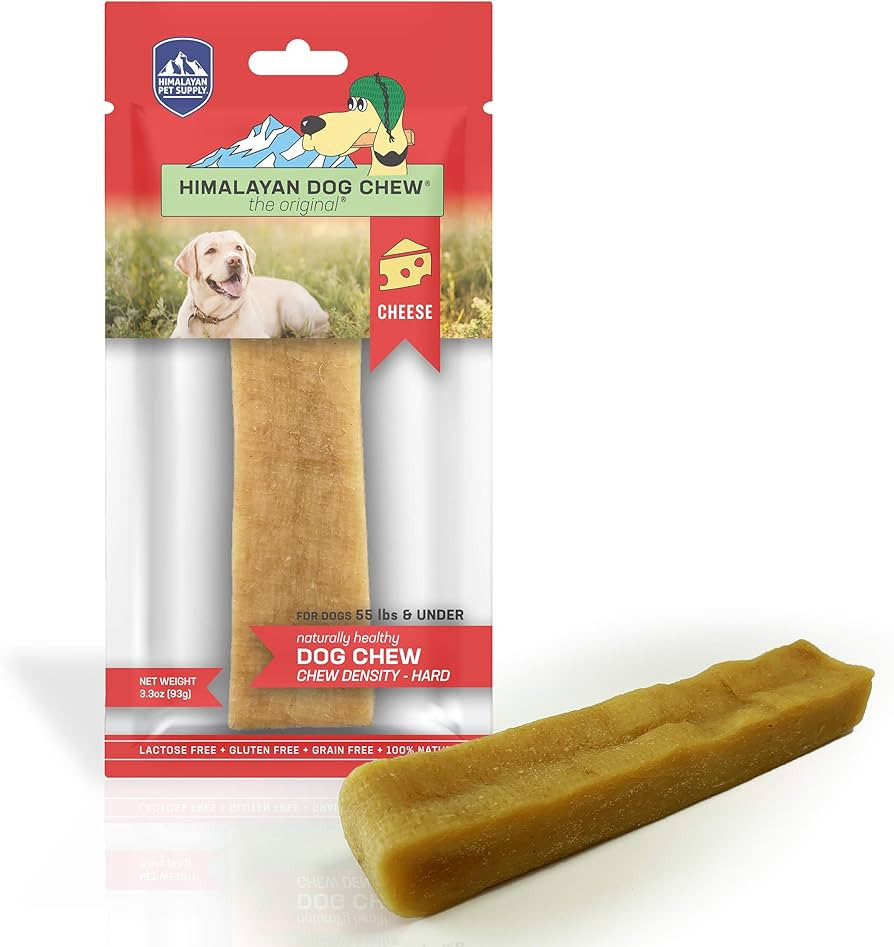 Himalayan Dog Chew Original Yak Cheese Dog Chews, Dog Bones for Aggressive Chewers, Healthy Dog T... | Amazon (US)