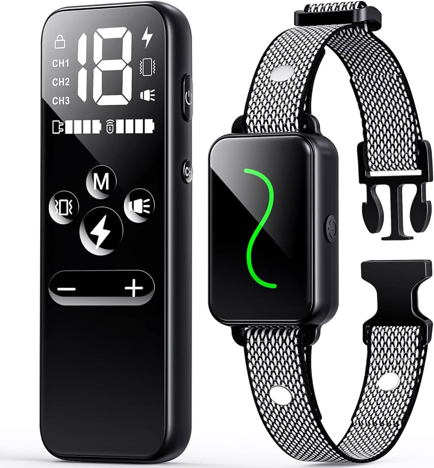 Vsezund Dog Shock Collar, Dog Training Collar with Remote for Small, Medium, Large Dogs, Shock Co... | Amazon (US)